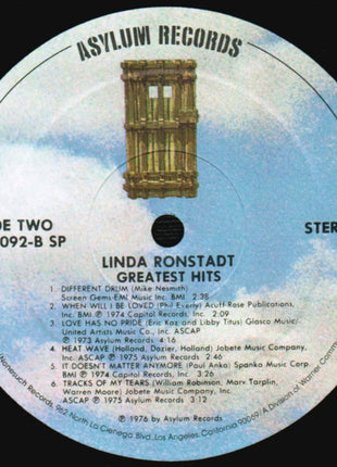 Linda Ronstadt : Greatest Hits (LP, Comp, Gat)