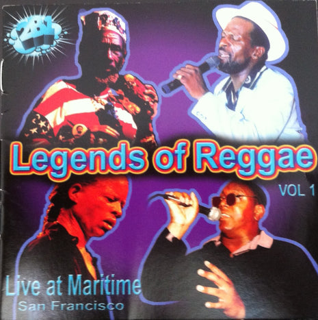 Various : Legends Of Reggae Live At Maritime San Francisco (CD, Comp)