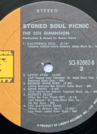 The Fifth Dimension : Stoned Soul Picnic (LP, Album)