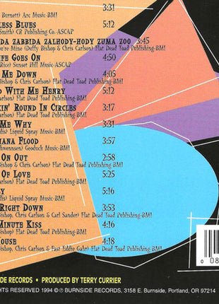 The Duffy Bishop Band : Bottled Oddities (CD, Album)