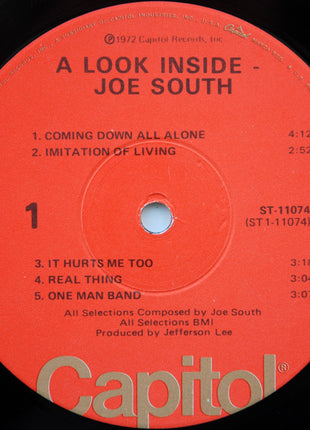 Joe South : A Look Inside (LP, Album, Win)