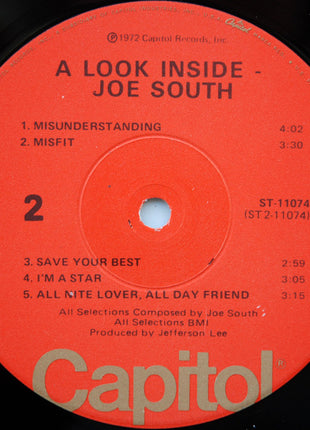 Joe South : A Look Inside (LP, Album, Win)