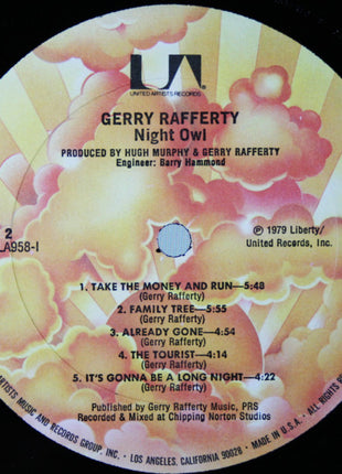 Gerry Rafferty : Night Owl (LP, Album, All)
