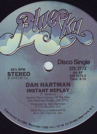 Dan Hartman : Instant Replay (12", Single, Pit)