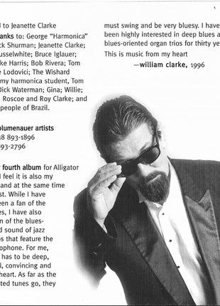 William Clarke : The Hard Way (CD, Album)