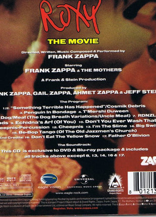 Frank Zappa & The Mothers : Roxy - The Movie (DVD-V, Album, NTSC + CD, Album)