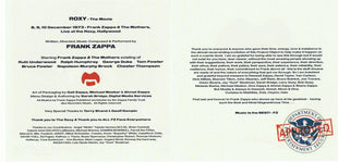 Frank Zappa & The Mothers : Roxy - The Movie (DVD-V, Album, NTSC + CD, Album)