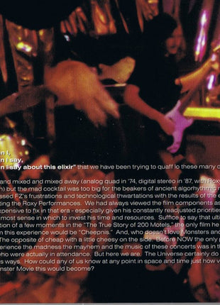 Frank Zappa & The Mothers : Roxy - The Movie (DVD-V, Album, NTSC + CD, Album)