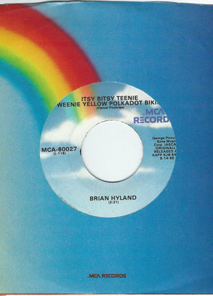 Brian Hyland / Jerry Keller : Itsy Bitsy Teenie Weenie Yellow Polkadot Bikini / Here Comes Summer (7", RE)