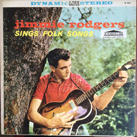 Jimmie Rodgers (2) With The Hugo Peretti Orchestra : Jimmie Rodgers Sings Folk Songs (LP, Album)