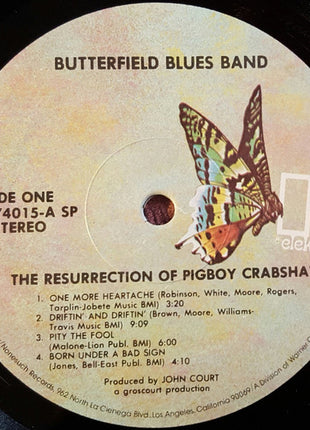 The Paul Butterfield Blues Band : The Resurrection Of Pigboy Crabshaw (LP, Album, RE)