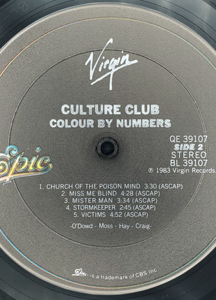 Culture Club : Colour By Numbers (LP, Album, Pit)