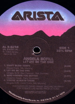 Angela Bofill : Let Me Be The One (LP, Album)