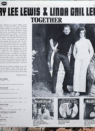 Jerry Lee Lewis & Linda Gail Lewis : Together (LP, Album)