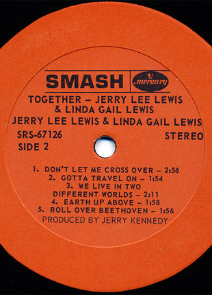 Jerry Lee Lewis & Linda Gail Lewis : Together (LP, Album)