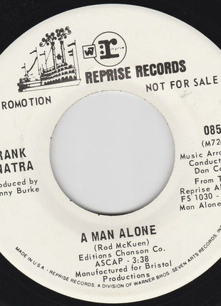 Frank Sinatra : Love's Been Good To Me / A Man Alone (7", Promo)