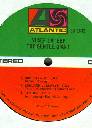 Yusef Lateef : The Gentle Giant (LP, Album, Pre)