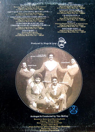 The Stylistics : Thank You Baby (LP, Album)