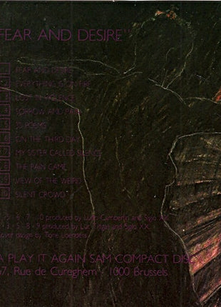 Siglo XX : Fear And Desire (CD, Album)