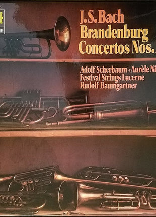 Johann Sebastian Bach, Festival Strings Lucerne, Rudolf Baumgartner : Brandenburg Concertos Nos. 2 • 3 • 5 (LP, Album, RE)