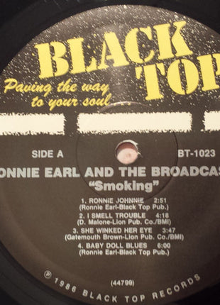 Ronnie Earl And The Broadcasters : Smoking (LP, Album, RP)