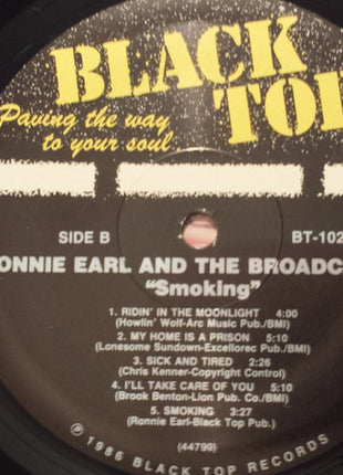 Ronnie Earl And The Broadcasters : Smoking (LP, Album, RP)
