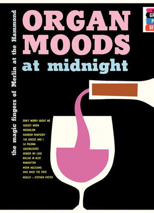 The Magic Fingers Of Merlin : Organ Moods At Midnight (LP)
