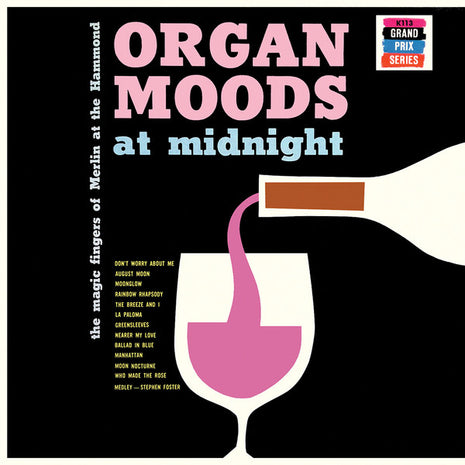 The Magic Fingers Of Merlin : Organ Moods At Midnight (LP)