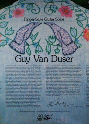 Guy Van Duser : Finger Style Guitar Solos (LP, Album)