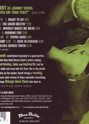 Gerry Hundt : Since Way Back (CD, Album)