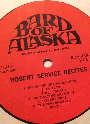Robert Service : Robert Service Recites (LP, Album, Mono)