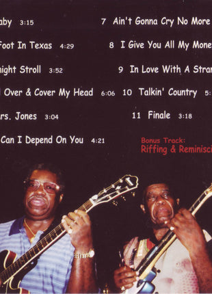 Long John Hunter And Tom "Blues Man" Hunter : One Foot In Texas (CD, Album)