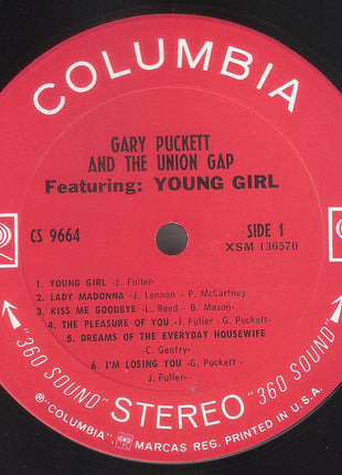 Gary Puckett & The Union Gap : Gary Puckett And The Union Gap Featuring "Young Girl" (LP, Album, Ter)