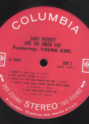 Gary Puckett & The Union Gap : Gary Puckett And The Union Gap Featuring "Young Girl" (LP, Album, Ter)