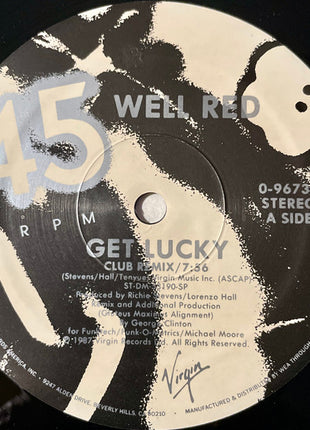 Well Red : Get Lucky (12")