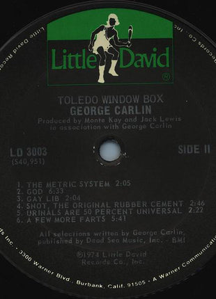 George Carlin : Toledo Window Box (LP, Album)