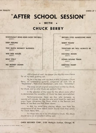 Chuck Berry : After School Session (LP, Album, Mono)