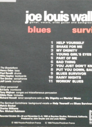 Joe Louis Walker : Blues Survivor (CD, Album)