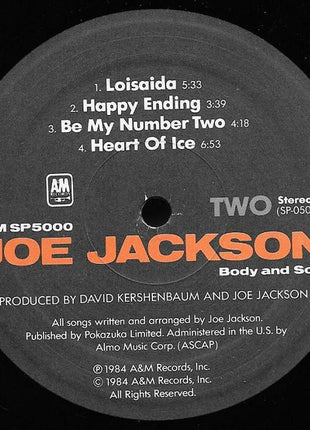Joe Jackson : Body And Soul (LP, Album, EMW)