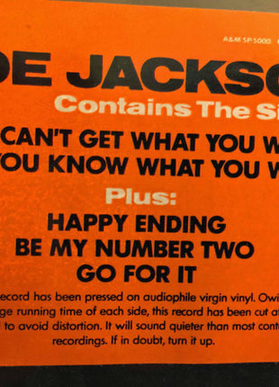 Joe Jackson : Body And Soul (LP, Album, EMW)