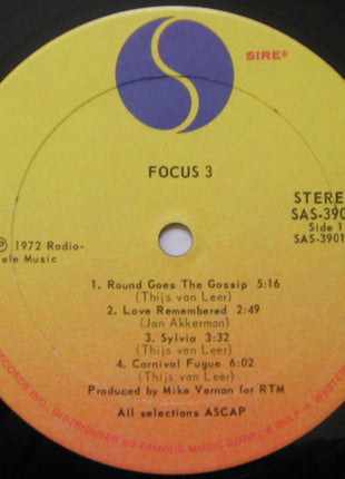 Focus (2) : Focus 3 (2xLP, Album, Phi)