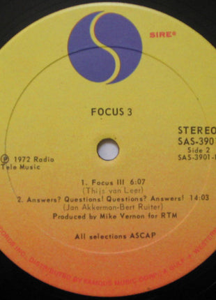 Focus (2) : Focus 3 (2xLP, Album, Phi)