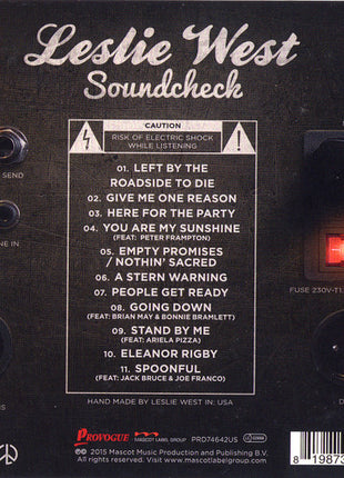 Leslie West : Soundcheck (CD, Album)