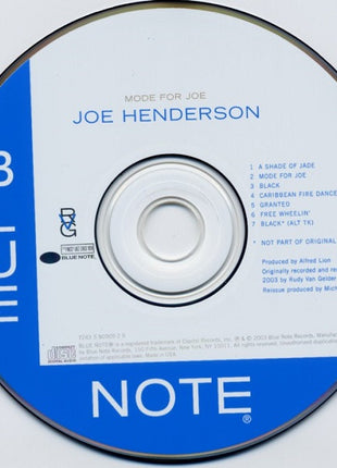 Joe Henderson : Mode For Joe (CD, Album, RE, RM)
