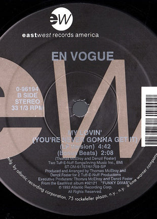 En Vogue : My Lovin' (You're Never Gonna Get It) (12")