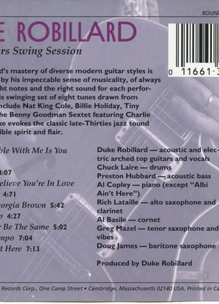 Duke Robillard : After Hours Swing Session (CD, Album)