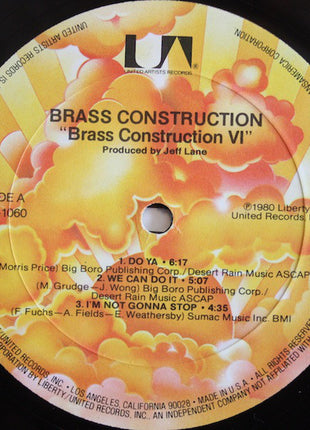 Brass Construction : Brass Construction 6 (LP, Album)