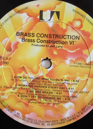 Brass Construction : Brass Construction 6 (LP, Album)