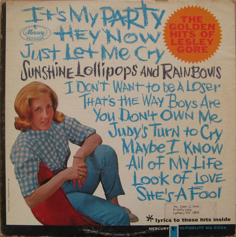 Lesley Gore : The Golden Hits Of Lesley Gore (LP, Comp, Mono, RE, Pit)
