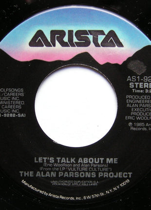 The Alan Parsons Project : Let's Talk About Me (7", Single, Spe)